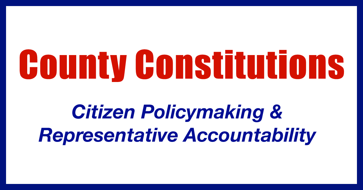 County Constitutions